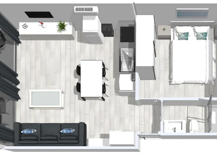 Appartamento 1 - Vista Mar Lateral - 1habitacion *