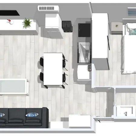 Apartment 1 - Vista Mar Lateral - 1habitacion *